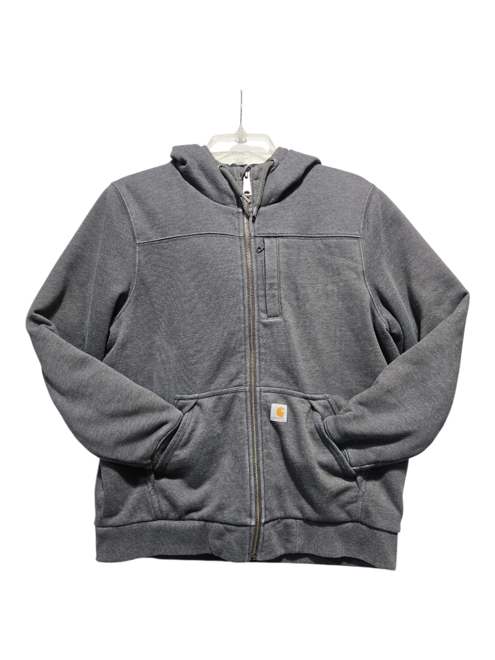 Carhartt Rain Defender Hoodie Gray Youth Lg Full Zip Jacket Womens Sm Mens XS